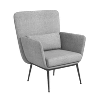 Casa Decor Cora Light Grey Accent Chair 10003624