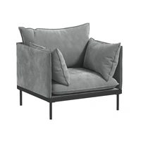 Casa Decor Camilla Light Grey 1 Seater Sofa 10003625