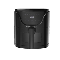 Kitchen Couture 6L Clear View Air Fryer - Black  10004960