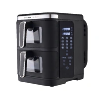 Kitchen Couture 11L Clear View Vertex Dual Draw Air Fryer - Black  10005259