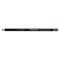 Staedtler Lumocolor Permanent Glasochrom Pencils - Blue 108-20-3