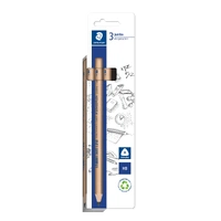 Staedtler Natural Jumbo Triangular Pencil HB Card 3 119N-HBBK3