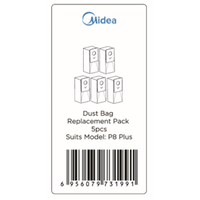 Midea MP08AUGY Station Dust Bags (5-Pack)