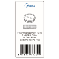 Midea MP08AUGY Dust Filter & HEPA Filter (1-Pack)
