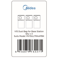 Midea MV15ULTRAAPBK Docking Station Dust Bags (3-Pack)