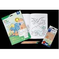 Staedtler Dino Safari Small Format Colouring Set 143N-SET1