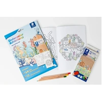 Staedtler Underwater Adventures Small Format Colouring Set 143N-SET4