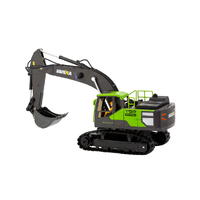 Gem Toys 2.4G 1:18 9CH Alloy RC Excavator Truck 42.4L x 12.4W x 27.7H cm 1661