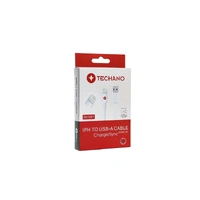 Techano Lightning to USB-A Cable Charge/Sync White 171