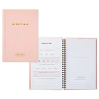 Hallmark My First Year Baby Book Pink  1BBA4136