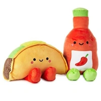 Hallmark Taco and Hot Sauce Magnetic Plush, Better Together Large  1KID1608