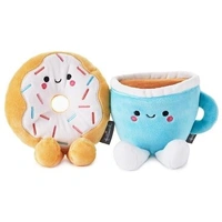 Hallmark Donut and Coffee Magnetic Plush, Better Together  1KID2092
