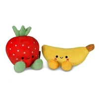 Hallmark Strawberry and Banana Magnetic Plush, Better Together  1KID3011