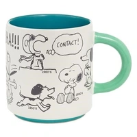 Hallmark Peanuts 75Th Ann Snoopy Mug Blue (Indies exclusive)  1PAJ4703A