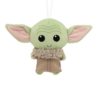 Hallmark Star Wars: The Mandalorian Grogu Plush Fabric Christmas Ornament  1SFH8315