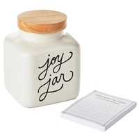 Hallmark Ceramic Joy Jar and Notepad, Set of 2  1SNN1080