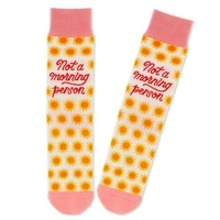 Hallmark Not A Morning Person Socks  1SOX2184