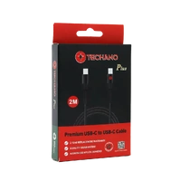 Techano Plus 2M Premium USB-C to USB-A Cable Graphite 288