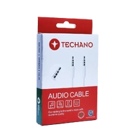 Techano Audio Cable 3.5 AUX 1.5M White 290