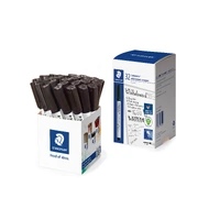 Staedtler Lumocolor Whiteboard Compact Marker Bullet Point - Black, Cup of 32 341-9-KP32