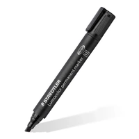 Staedtler Lumocolor Permanent Marker Chisel Point - Black 350-9