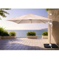 Platinum Cantilever 3000 x 3000mm Oatmeal Spuncrylic Grey Wash 35746