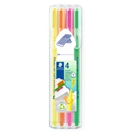 Staedtler TriPlus Textsurfer Highlighters Wallet of 4 Assorted Colours 362-SB4