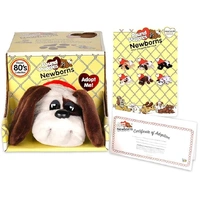 Pound Puppy Newborn Grey w/ Black 38049