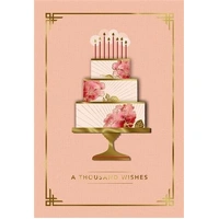 Hallmark Signature Birthday Card Thousand Wishes Pack of 3 40043714