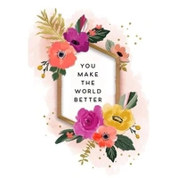Hallmark Signature Greeting Card You Make The World Better Pack of 3 40043720