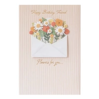Hallmark Signature Birthday Card For Friend Flowers For You Pack of 3 40043729