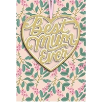 Hallmark Signature Birthday Card with Removeable Keepsake Prize For Best (For Mum) Pack of 3 40043734