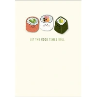 Hallmark Signature Birthday Card Sushi Rolls Pack of 3 40043745