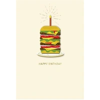 Hallmark Signature Birthday Card Piled High Burger Pack of 3 40043750