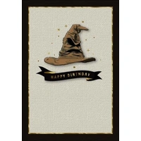 Hallmark Signature Birthday Card Wizarding World Harry Potter Sorting Hat Pack of 3 40043764