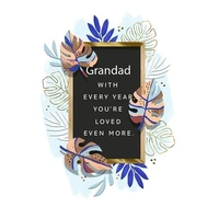 Hallmark Signature Birthday Card For Grandad You're Loved Pack of 3 40043765