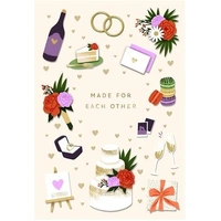 Hallmark Signature Wedding Congratulations Card Made For Each Other Pack of 3 40043767