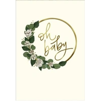 Hallmark Signature New Baby Congratulations Card Oh Baby! Pack of 3 40043786
