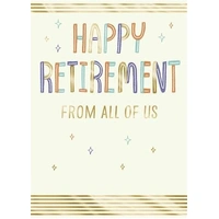 Hallmark Colossal Retirement Greeting Card From All Of Us Pack of 3 40046990