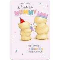 Hallmark Forever Friends Birthday Card for Mummy Big Cuddles Pack of 6 40049047