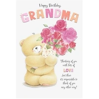 Hallmark Forever Friends Birthday Card for Grandma Lots of Love Pack of 6 40049064