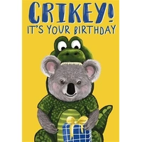 Hallmark Ozzy Oddities Birthday Card Crikey Koala Pack of 6 40052318