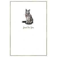 Hallmark Whimsical Whiskers Just For You Greeting Card Shorthair Cat Pack of 6 40052322