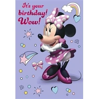 Hallmark Interactive Sound Card Minnie Mouse Pack of 3 40052351
