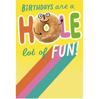 Hallmark Interactive Sound Card Birthdays are a hole lot of fun Pack of 3 40052369