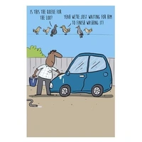 Hallmark Shoebox Greeting Card Queue For The Loo Pack of 6 40052393