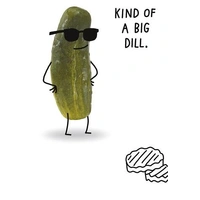 Hallmark Shoebox Greeting Card Big Dill Pack of 6 40052395