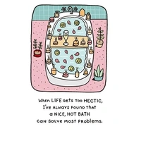 Hallmark Shoebox Greeting Card Hot Bath Pack of 6 40052403