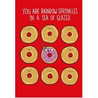 Hallmark Shoebox Birthday Card Rainbow Sprinkles Pack of 6 40052404