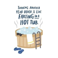 Hallmark Shoebox Birthday Card Farting In A Hot Tub Pack of 6 40052482